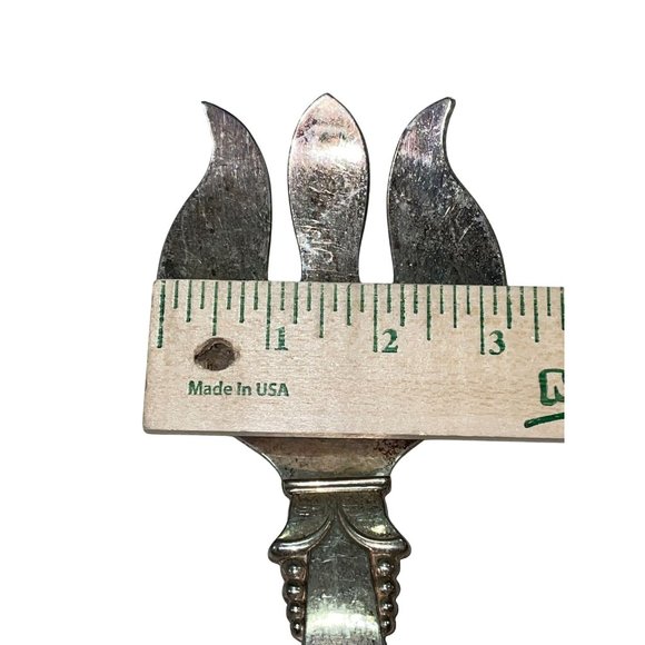 Vintage Originals by AL Serving Utensils Salad Used Silver on Copper 2 Piece - Picture 8 of 9